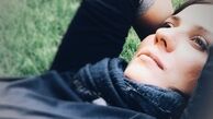 خوابیدن سارا بهرامی در پارک+عکس