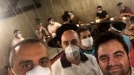 علیرام نورایی در جمع همکارانش + عکس
