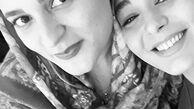 سانیا سالاری در آغوش خواهر+عکس