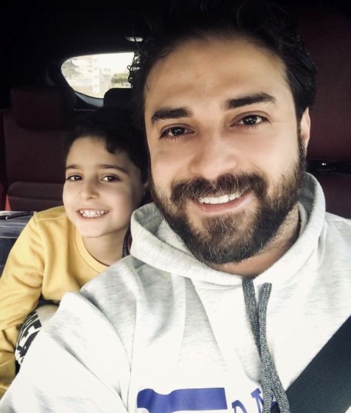 سلفی بابک‌جهانبخش با پسرش + عکس