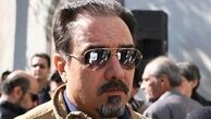 «برزو ارجمند» در مراسم تشییع «خشایار الوند»