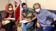 کار کردن پژمان بازغی و شبنم قلی خانی در روزهای کرونایی + عکس