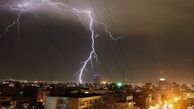 صاعقه جان مرد ۳۴ ساله را گرفت