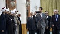 بشار اسد در جشن میلاد پیامبر اکرم (ص)+تصاویر