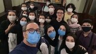 سلفی رامبد جوان ‌با شاگردانش + عکس