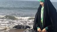 مژده لواسانی لب دریای زیبا + عکس