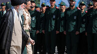 سان دیدن رهبر انقلاب از دانشجویان افسری دانشگاه امام حسین(ع) + فیلم