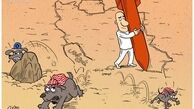 فواید موشک های ایران/کاریکاتور