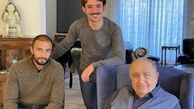 دو بازیگر جوان سینما در منزل بهمن فرمان آرا + عکس