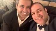 علی اوجی در کنار برادرش + عکس