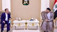 دیدار رهبر جریان حکمت ملی عراق با «ادیب الحبحاب»