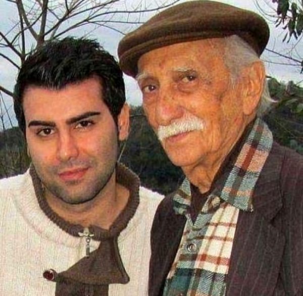 مرحوم داریوش اسدزاده و پسرش + عکس