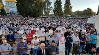 ده‌ها هزار فلسطینی در نماز عید قربان در مسجدالاقصی