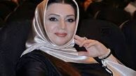 الهام پاوه نژاد در کنار مجری معروف/عکس