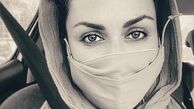 سلفی خانم بازیگر در کرونا + عکس