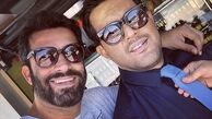 منوچهر هادی در کنار داماد شکست خورده + عکس