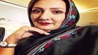 خانم مجری غرق در نقش و نگار موزه