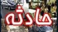 واژگونی بار آهن نیسان روی خودرو پژو در بزرگراه نواب
