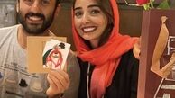 پسر و عروس خانم بازیگر مشهور + عکس