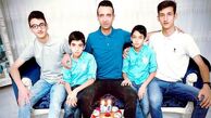 جشن تولد دوقلوهای رضا عنایتی+عکس