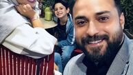 بابک جهانبخش و خانواده اش در رستوران + عکس