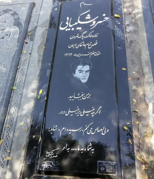 خانه ابدی خسروشکیبایی کجاست؟ + عکس