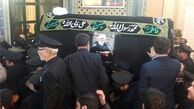  مراسم تشییع پیکر مطهر آیت‌الله واعظ‌طبسی در مشهدمقدس آغاز شد