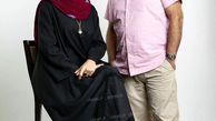 سولماز غنی در کنار همسرش + عکس