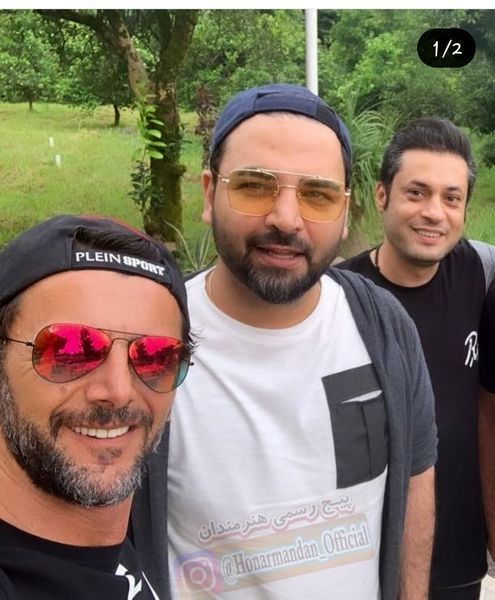 تفریحات احسان علیخانی با امین حیایی + عکس