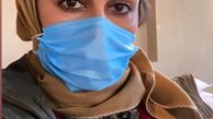 شیوا ابراهیمی در پشت صحنه کار جدیدش + عکس