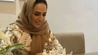 تولد خانگی خانم بازیگر + عکس