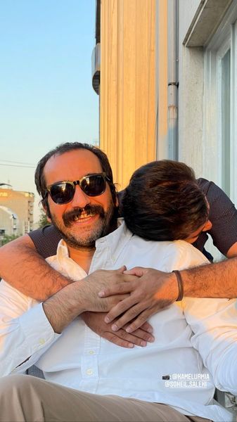 عاشقانه های سجاد افشاریان و دوستش + عکس