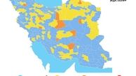 رنگ بندی نقشه کرونا تغییر کرد / افزایش شهرهای نارنجی
