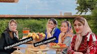 دورهمی نفیسه روشن و دوستانش در شیراز + عکس