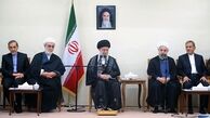 دیدار رئیس جمهور و اعضای هیأت دولت با رهبر انقلاب/تصاویر