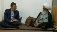 دیدار جابری انصاری با مراجع عظام تقلید در نجف