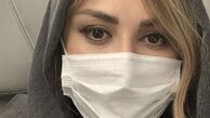 نیوشا ضیغمی‌در یک‌ هواپیما + عکس