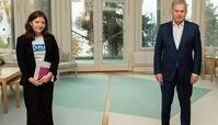 دختر نوجوان فنلاندی برای یک روز رئیس جمهور شد