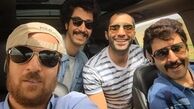 هادی کاظمی در جمع بازیگران پایتخت + عکس