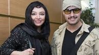 «جواد عزتی» شاد و خوشحال در کنار بانو/عکس 