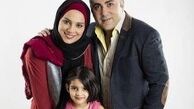 روشنک عجمیان در کنار همسر و دخترش + عکس