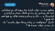 توئیتر:باز هم تکنیک «می‌خواهند در پیاده‌روها دیوار بکشند»!