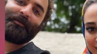 سلفی الناز حبیبی با امیر نوروزی + عکس