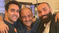 پوریا پورسرخ در کنار مهران غفوریان و خواننده پرحاشیه + عکس