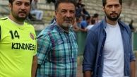 عبدالرضا اکبری و پسرهایش در استادیوم+عکس