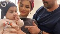 رونمایی شاهد احمدلو از فرزندش