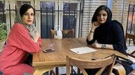 لیندا کیانی و دوستش در کافه + عکس