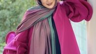 تیپ رنگی نسیم ادبی + عکس
