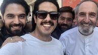 پسر خسرو‌شکیبایی و دوستانش + عکس