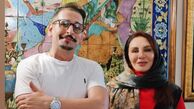 تبریک افسانه بایگان به پسرش + عکس